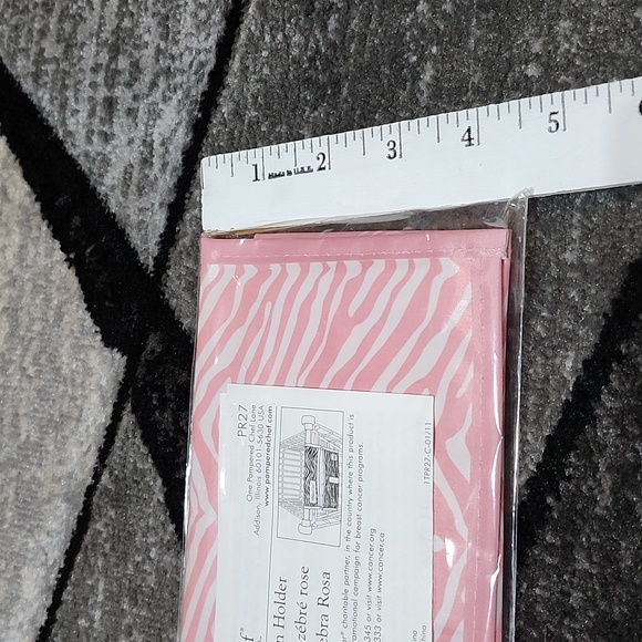 THE PAMPERED CHEF PINK ZEBRA COUPON REWARDS GROCERIES LIST GIFT CARDS HOLDER - Picture 5 of 8